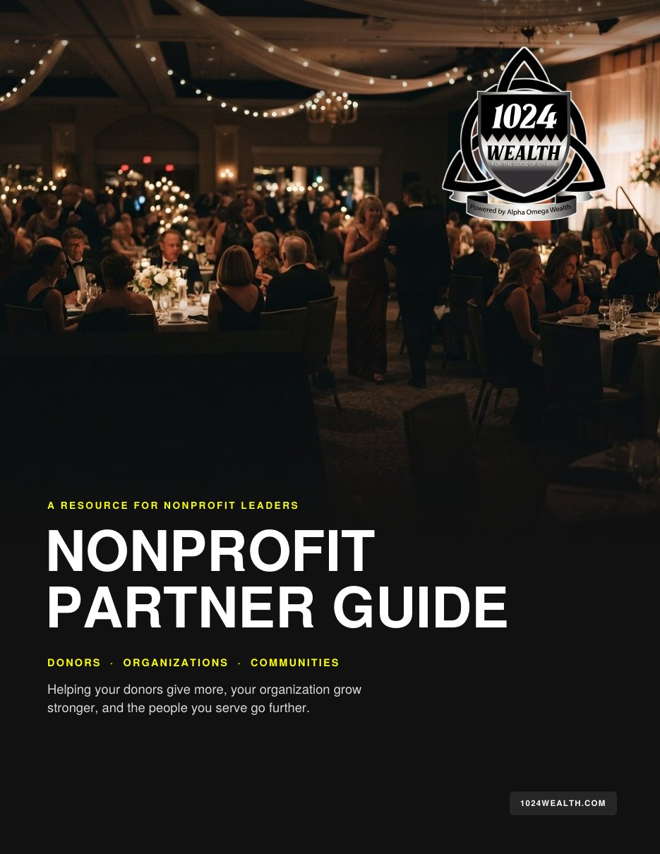 1024 Wealth Nonprofit Partner Guide cover